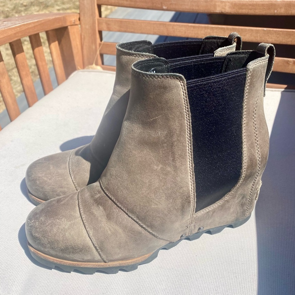 Sorel Lea Waterproof Wedge Booties